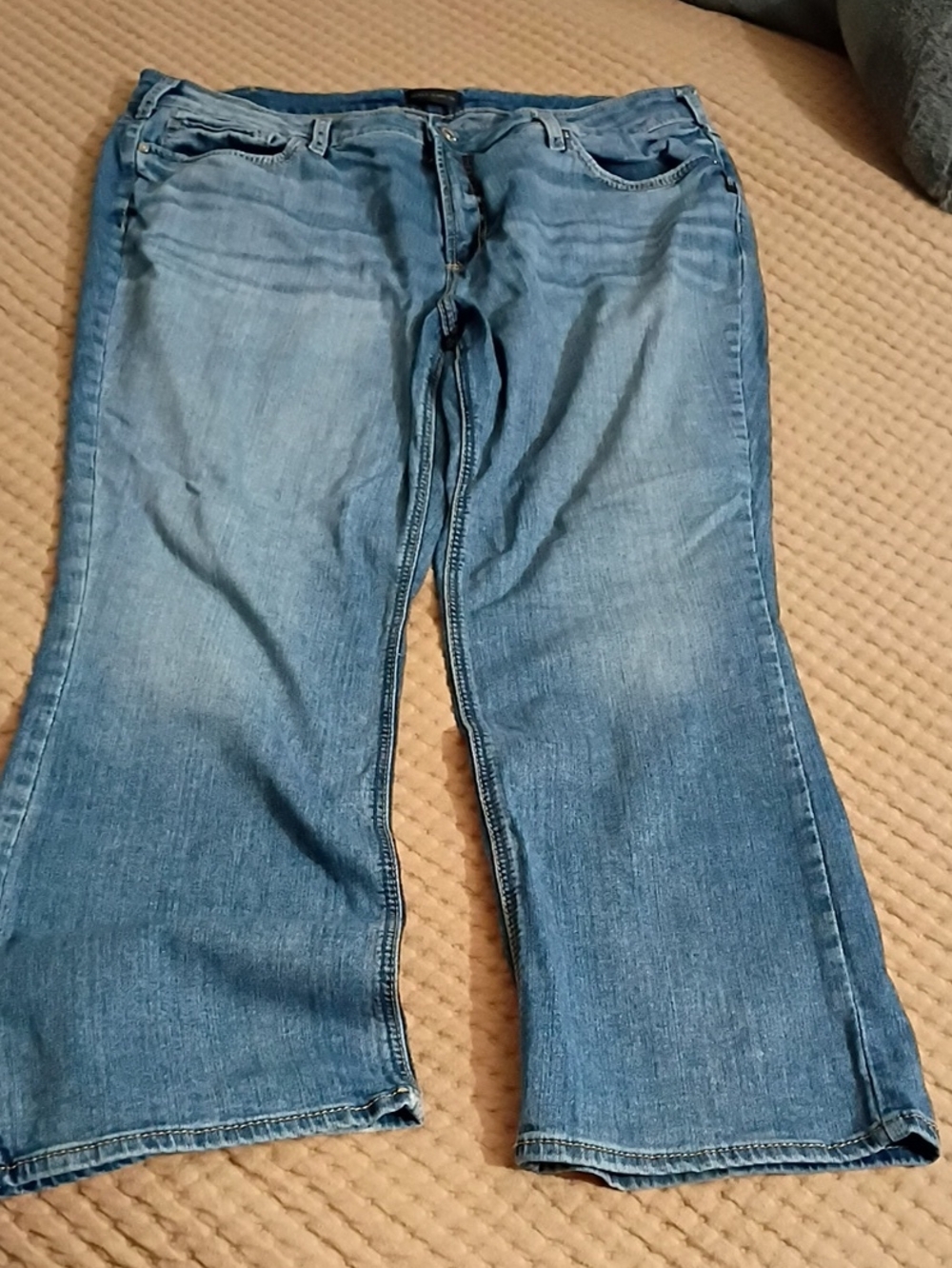 Silver Jeans Women's Medium Blue Flared Wide-Leg Jeans
